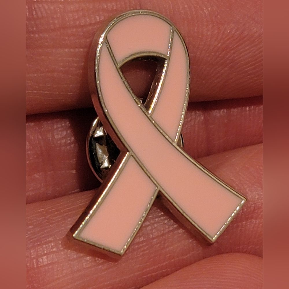 Pink Breast Cancer Awareness Ribbon Pin With Storage Box - Picture 9 of 15